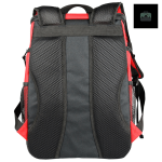 Sac à dos de randonnée rouge compact