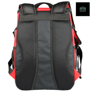 Sac à dos de randonnée rouge compact