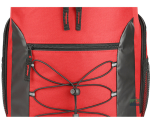 Sac à dos rouge pour randonnées estivales