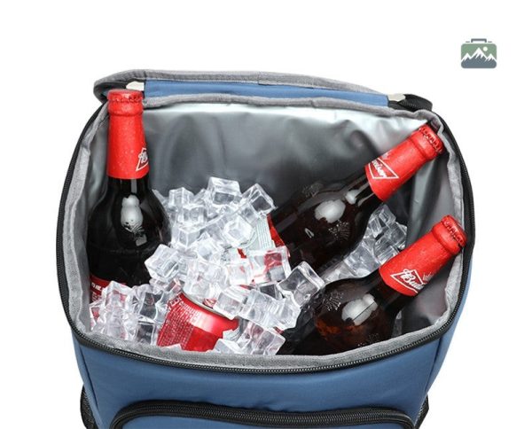 Sac à dos isotherme rouge pour les activités en plein air