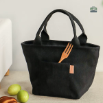 Sac à lunch en toile, parfait pour bureau