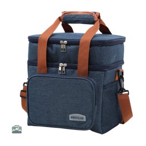 Sac glacière bleu isotherme pour repas en déplacement