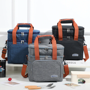 Sac isotherme bleu pour conserver vos repas au frais
