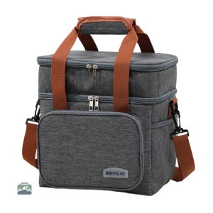 Sac glacière gris isotherme pour repas