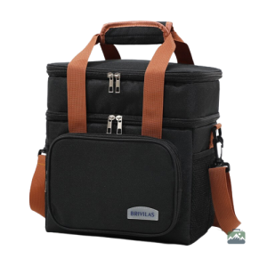 Sac Glacière Noir pour repas isothermes