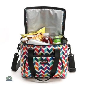 Sac isotherme pratique avec bandoulière multicolore