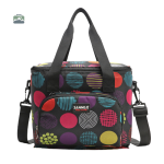 Sac isotherme bandoulière Pop Art en design coloré