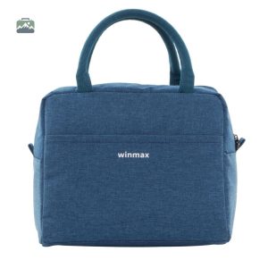 Sac isotherme bleu pour le transport de nourriture et boissons