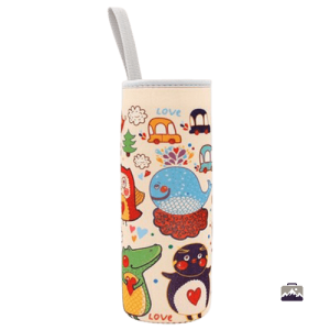 Sac isotherme pour bouteille avec motifs animaux pour enfants