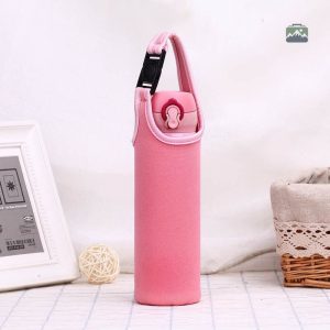 Sac isotherme pour bouteille bleu, idéal pour les sorties