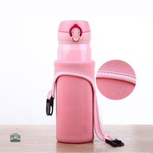 Accessoire de transport isotherme pour bouteille bleue