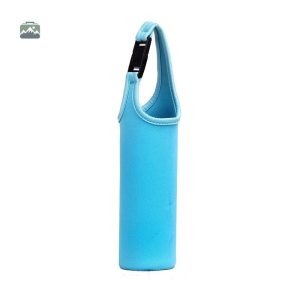 Sac isotherme bouteille bleu ciel