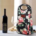 Sac isotherme bouteille, style fleuri pour l'été