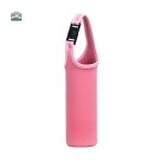 Sac isotherme rose pour bouteille