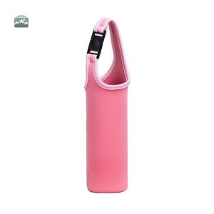 Sac isotherme rose pour bouteille