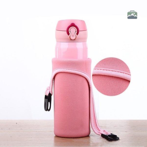 Sac isotherme bouteille, teinte rose