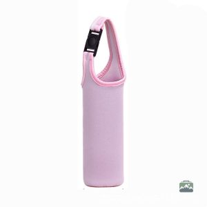 Sac isotherme bouteille rose clair élégant et pratique