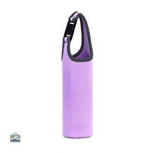 Sac isotherme bouteille violet pour boissons fraîches