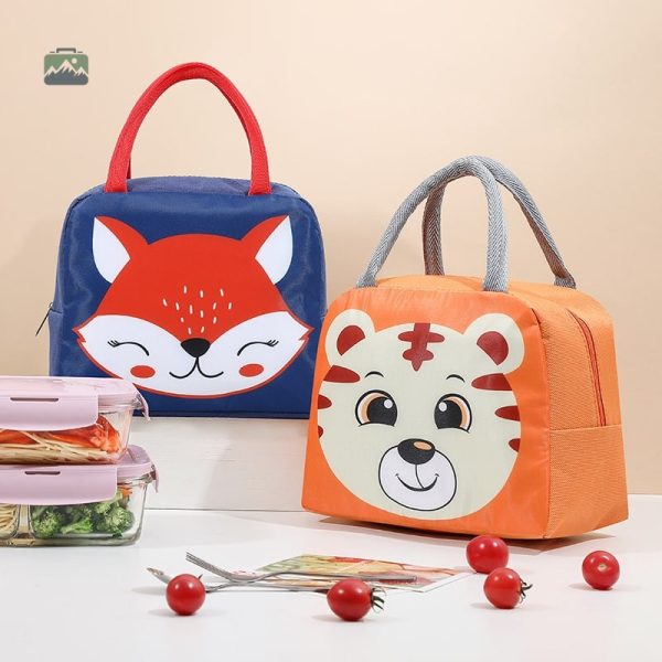 Sac isotherme enfant au motif lapin, parfait pour les sorties scolaires