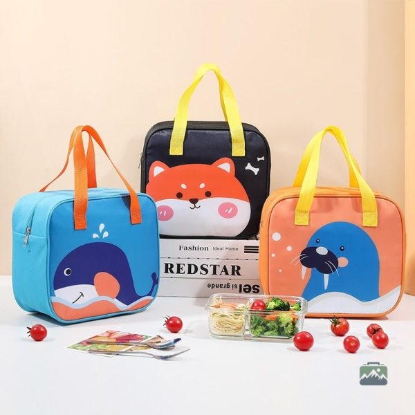 Sac isotherme pour enfant, motif phoque, parfait pour les pique-niques