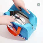 Sac isotherme enfant motif renard, idéal pour le goûter
