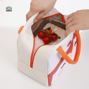 Sac isotherme enfant motif renard, idéal pour les pique-niques
