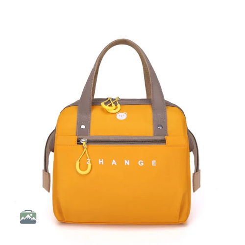 sac-isotherme-femme-jaune-1 Sac isotherme jaune pour femme, design élégant et pratique