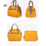 Sac isotherme pour femme, coloris jaune, pour garder vos aliments frais