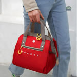 Sac isotherme rouge pour femmes, pratique et élégant