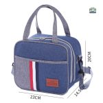 Sac isotherme tendance avec motif tricolore