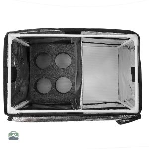 Sac à lunch isotherme noir pour transporter vos repas