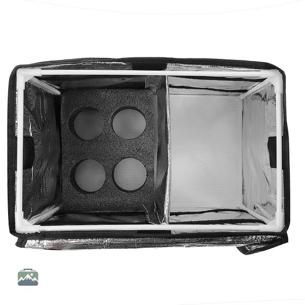 Sac à lunch isotherme noir pour transporter vos repas