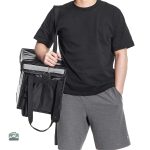 Glacière portable noire pour boissons et snacks