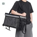 Sac glacière noir, parfait pour les activités en extérieur