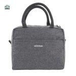 Sac isotherme gris pour le transport de repas et boissons