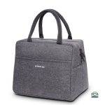 Sac isotherme pratique en gris pour pique-nique et voyages