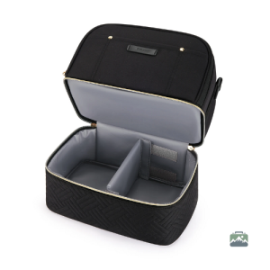 Sac isotherme noir à double compartiment pratique