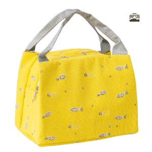 Sac isotherme repas ananas multicolores pour le déjeuner