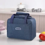 Sac repas isotherme bleu pour le déjeuner en extérieur