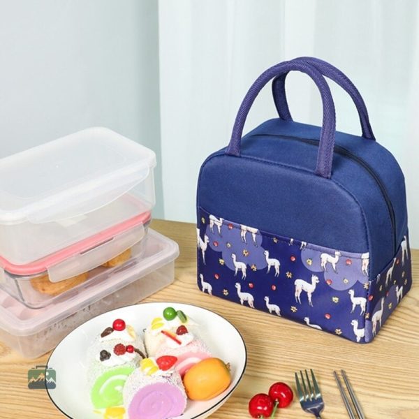 Sac repas isotherme bleu pour garder vos aliments frais