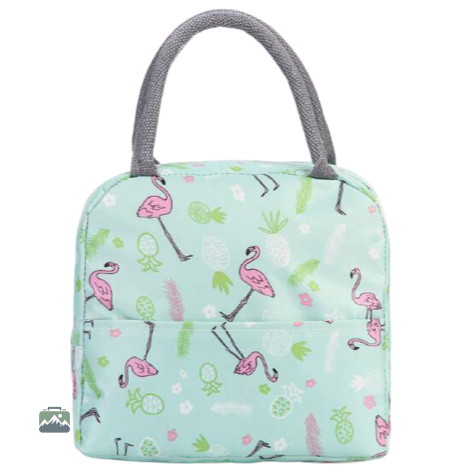 sac-isotherme-repas-bleu-flamants-roses-1 Sac isotherme repas bleu avec flamants roses
