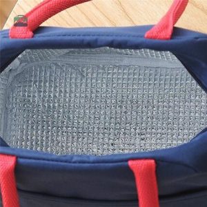 Sac repas isotherme bleu foncé, design ours