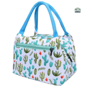 Sac isotherme repas cactus pour le transport des aliments
