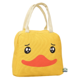 Sac isotherme repas canard jaune pour le transport de repas