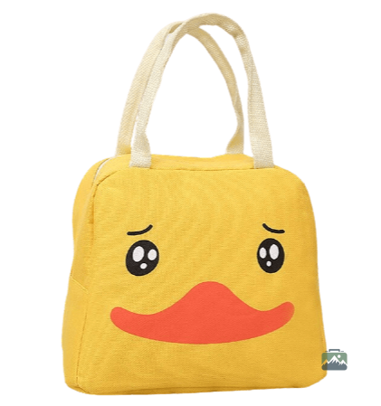 sac-isotherme-repas-canard-jaune-1 Sac isotherme repas canard jaune pour le transport de repas
