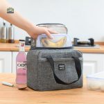 Sac isotherme bleu, pratique pour le déjeuner au travail ou à l'école