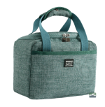 Sac isotherme repas classique vert pour le transport de repas