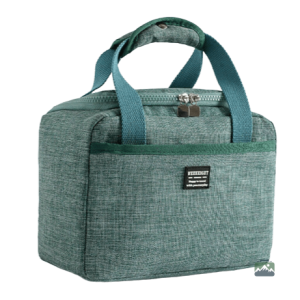 Sac isotherme repas classique vert pour le transport de repas