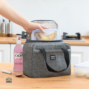 Sac repas isotherme violet élégant