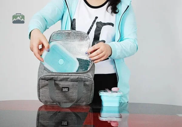 Sac déjeuner isotherme violet